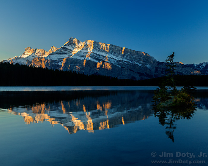 Mt. Rundle and Two Jack Lake, Banff National Park