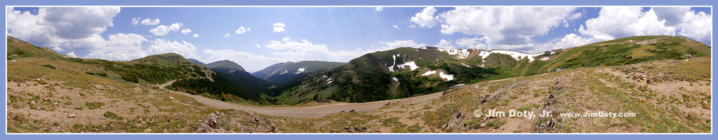 Fall River Road Panorama, Rocky Mountain National Park