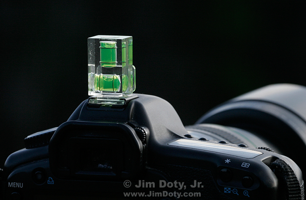 Double Bubble Level, used horizontally. Photo copyright Jim Doty Jr.