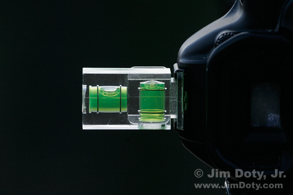 Double Bubble Level, used vertically. Photo copyright Jim Doty Jr