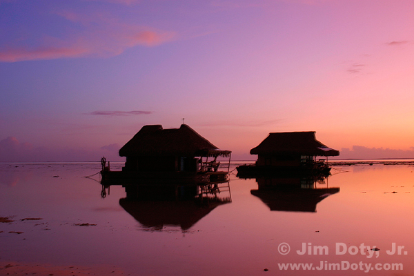 Bungalows, Moorea, South Pacific. Photo copyright Jim Dpty Jr.
