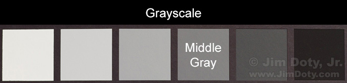 Gtrayscale from a Gretag Macbeth  ColorChecker