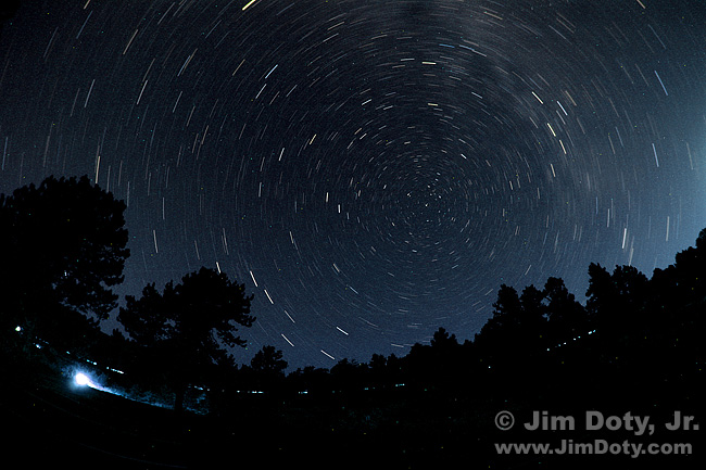 Star Trails,  Rocky Mountain National Park, Colorado